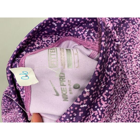 Nike Dri-Fit Multi-Colored Athletic Long Sleeve Top, Girls Sz Large, MP $45 - Picture 3 of 10